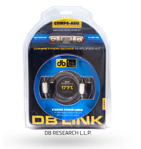DB Link Competiton Series Amplifier Installation Kit (8 Gauge - AGU fuse) COMP8-AGU