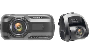 Kenwood DRV-A501WDP 2-channel HD dash cam with 3" display, Wi-Fi, GPS