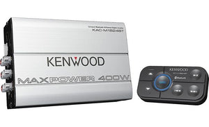 Kenwood KAC-M1824BT Compact 4-channel amplifier with Bluetooth® connectivity — 45 watts RMS x 4