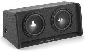 JL Audio CP210-W0v3 BassWedge™ slot-ported enclosure with two 10" W0v3 subwoofers