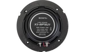 Sony XS-MP1621 6-1/2" 2-way marine speakers (White)