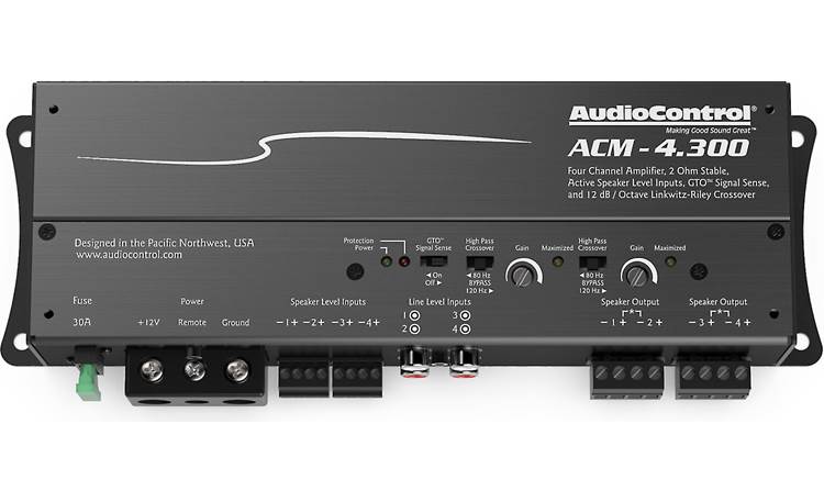 AudioControl ACM-4.300 ACM Series compact 4-channel car amplifier