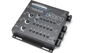 AudioControl LCQ-1 6-channel line output converter with equalizer — add amps to your factory system (Black)