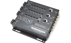 AudioControl LCQ-1 6-channel line output converter with equalizer — add amps to your factory system (Black)