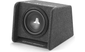 JL Audio CP110-W0v3 BassWedge™ slot-ported enclosure with one 10" W0v3 subwoofer