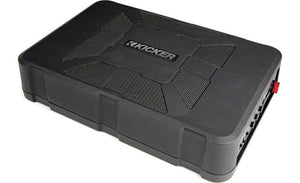 Kicker 11HS8 Hideaway™ compact powered subwoofer: 150 watts and an 8" sub