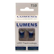 Lumens Low Profile LED Bulbs (Pair) T10 / 194 / 168