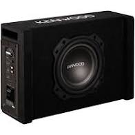 Kenwood PA-W801B Loaded / Powered Under Seat Subwoofer Enclosure (8" - 200W RMS)